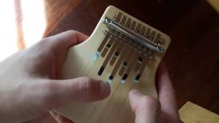 Video thumbnail for 9 tone kalimba test (Meinl KA9-M) by Konrad Gadzina
