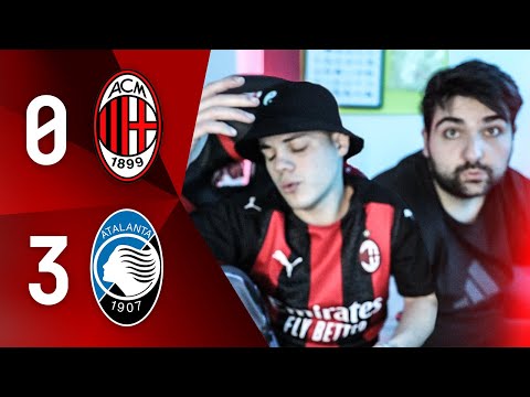 SCHIACCIATI... - MILAN 0-3 ATALANTA | REACTION GOL TIFOSO ROSSONERO