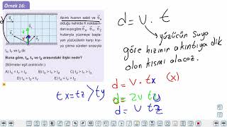 Eğitim Vadisi 11.Sınıf Fizik 3.Föy Bağıl Hareket 3 (Nehirdeki Hareket 2) Konu Anlatım Videoları