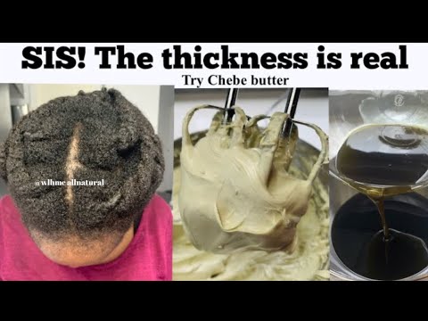 WOW! DIY CHEBE HAIR BUTTER fOR HAIR GROWTH! How to...