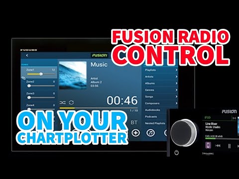 Fusion Radio with NMEA2000 Connection to your CHARTPLOTTER @FusionAGarminBrand