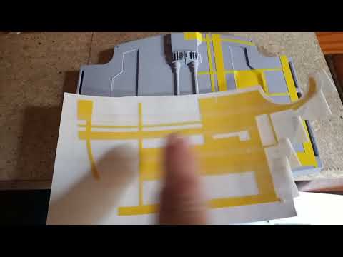 350th scale USS Grissom paint mask tips