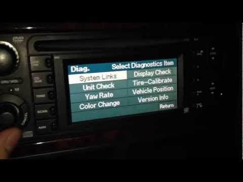 RB1 Navigation Diagnostic Menus