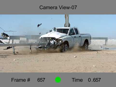 CRASH TESTING: MBEAT Guardrail End Terminal Test 3-31