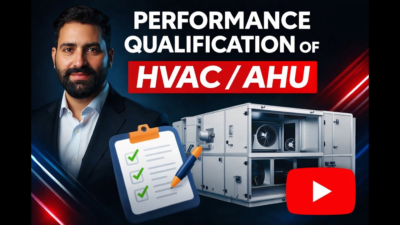 Performance Qualification of HVAC/AHU | Cleanroom Validation l PQ of HVAC l as per ISO 14644