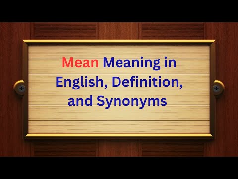 Mean Spirited Thesaurus