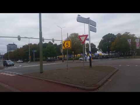 HTM Tramlijn 16 Statenkwartier - Wateringen Omleiding Grote Kerk & Station Hollands Spoor GTL8 3120