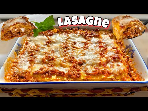 LASAGNE AL RAGÙ piatto SIMBOLO della TRADIZIONE ITALIANA piatto della DOMENICA e delle FESTE