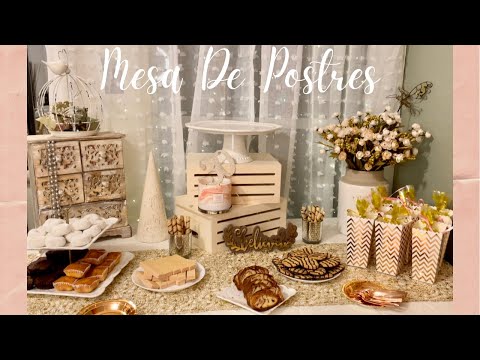 HOW TO DECORATE A DESSERT TABLE FOR $20!!