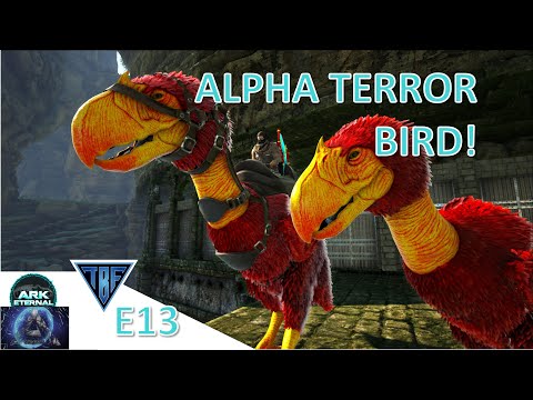 The fastest Terror Bird EVER!  Ark Eternal Genomes E13 Ark Survival Evolved Modded