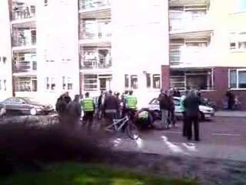 Vechtpartij Quick Boys Katwijk op Tramstraat