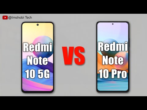 Xiaomi Redmi Note 10 5G vs Xiaomi Redmi Note 10 Pro
