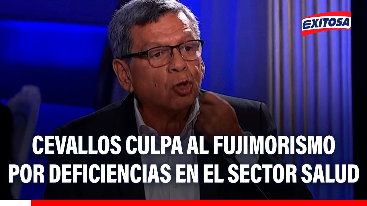 🔴🔵 Cevallos culpa al fujimorismo por deficiencias en el sector salud