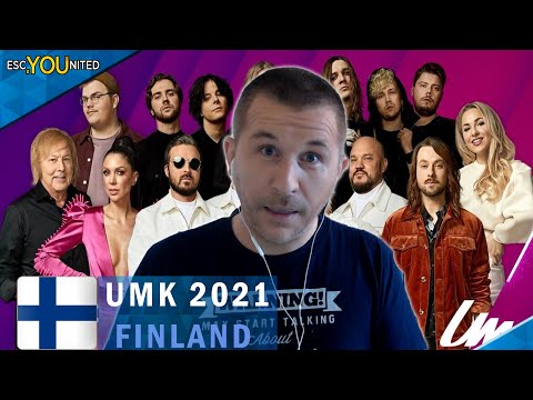 FINLAND: Uuden Musiikin Kilpailu 2020  | UMK REACTION & Top 7 (Eurovision 2021)