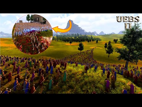 200,000 SPARTANS RESCUE 5,000 LASER KNIGHTS ON MT OLYMPUS vs 2,000,000 EGYPTIANS | UEBS 2