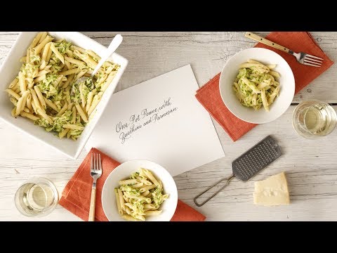 One-Pot Penne with Parmesan and Zucchini- Martha Stewart