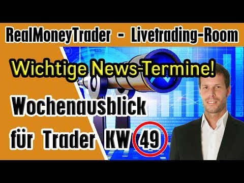 Wochenausblick für Trader KW 49 / 2019 | Livetrading-Room