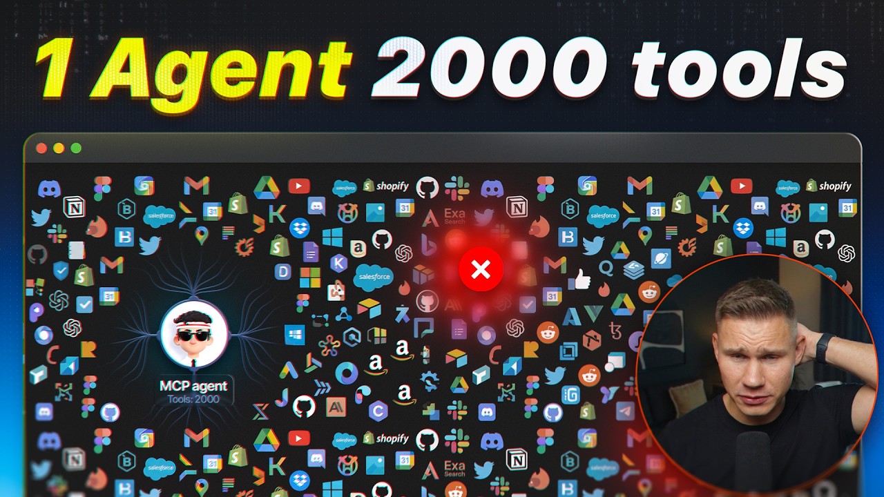 I Gave One MCP Agent 2,000 Tools (Here’s What Broke)