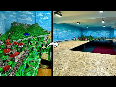 Die größte LEGO Stadt aller Zeiten: Neuaufbau auf riesiger Fläche!