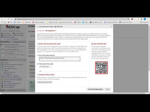 REDCap Tutorial Video 5: Surveys and Survey Responses