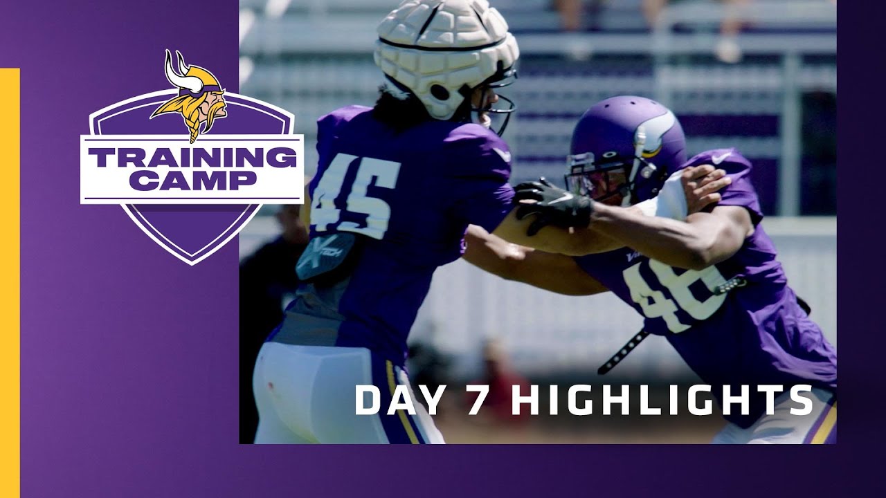 Minnesota Vikings Training Camp Highlights | August 3