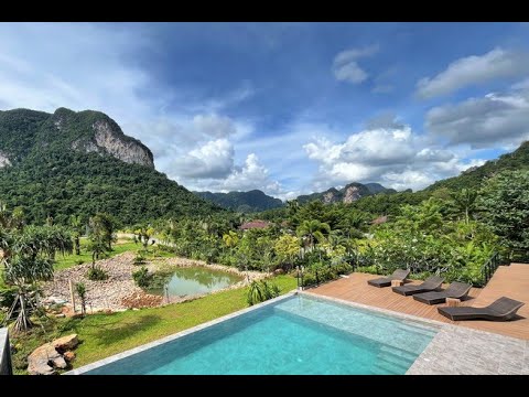 Three Bedroom Minimalistic Loft-style House with Pool and Fantastic Mountain Views for Sale in Khao Thong
