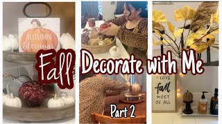 FALL DECORATE WITH ME PART 2 / FALL 2021 DECORATE