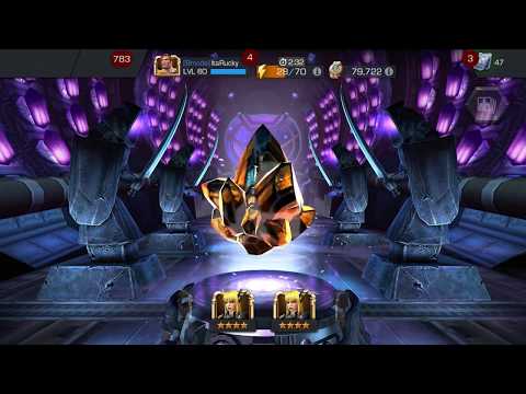 Chosen Champion Crystal + Double 4-Star Hero Crystal Opening - Marvel Contest of Champions