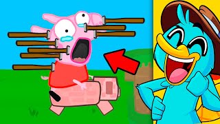 Peppa Pig VS Minecraft! (Animación Divertida)