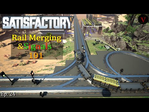 Pixel Perfect E24 - Expanding the Rail Network - Satisfactory Let's Play Series
