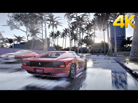 GTA: Vice City Remastered 2021 Gameplay! 4k 60fps Next-Gen Ray Tracing Graphics [GTA 5 PC Mod]