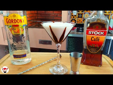 How to Make a Coffee, Gin, and Whipped Cream Drink - Easy, Quick, and Simple - for Bars and Resta...