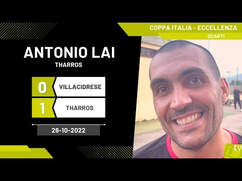 Antonio Lai centrocampista Tharros 26-10-2022 - Diario Sportivo