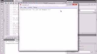 Download the video "Running Example Code with Flash Professional | ActionScript 3.0 Bible, 2nd Ed"