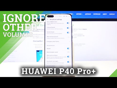 How to Ignore Other Volumes in Huawei P40 Pro+?
