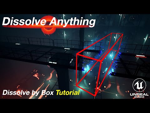 Tutorial: Dissolve anything using Standard shapes, or static mesh in Unreal Engine.