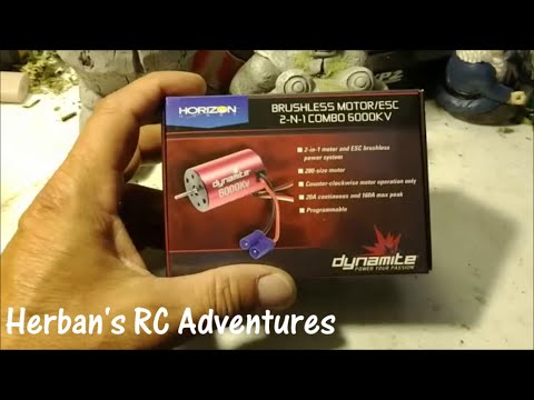 Unboxing the Horizon Hobbies Dynamite 6000kv 2 in 1 ESC Motor Combo