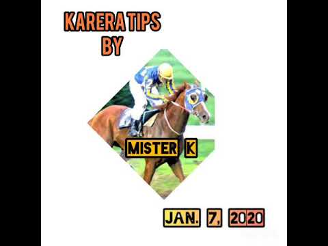 KARERA TIPS BY MISTER K - JANUARY 7, 2020 (SAP)