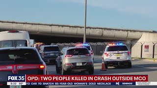 2 killed in crash outside Orlando International Airport, police say