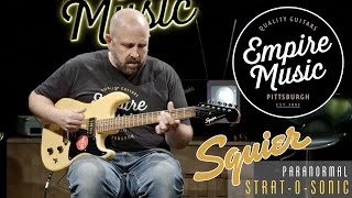 Video thumbnail for Squier Paranormal Strat-O-Sonic - EMPIRE MUSIC by Empire Music