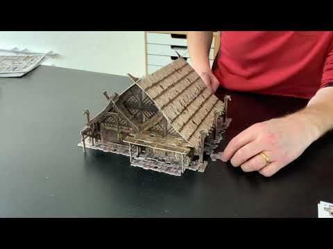 Fantasy Wargames assembly - Mead Hall