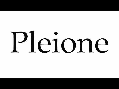 How to Pronounce Pleione