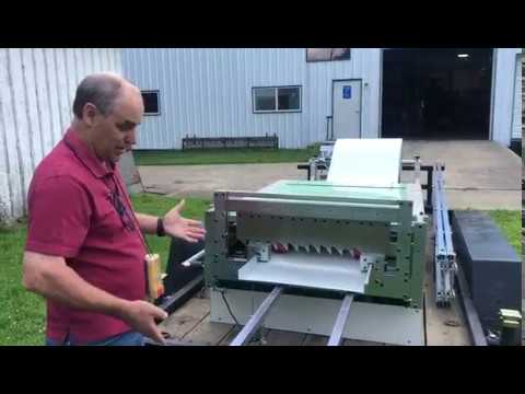 Standing seam metal roof panel machine SS4E 15 on trailer | Roofing machinery.
