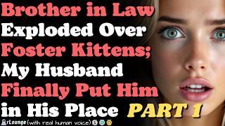 [PART 1] Brother-in-Law Exploded Over Foster Kittens — My Husband Finally Put Him in His Place
