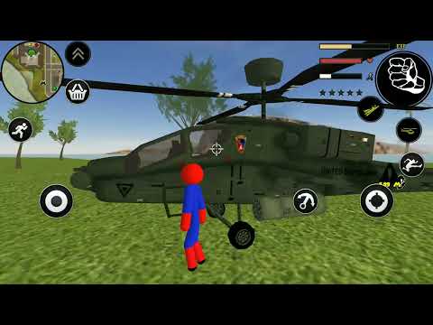 Epic Amazing Spider Stickman VS American Stickman Rope Hero