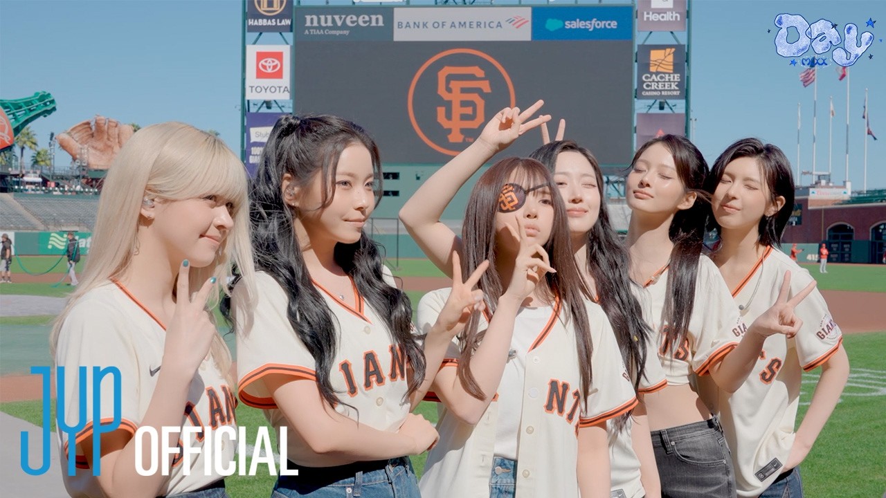 NMIXX, 오라클 파크, 시구 = 완벽⚾️ | 샌프란시스코 자이언츠 시구&'Blue Valentine' 무대 비하인드 | Day MIXX