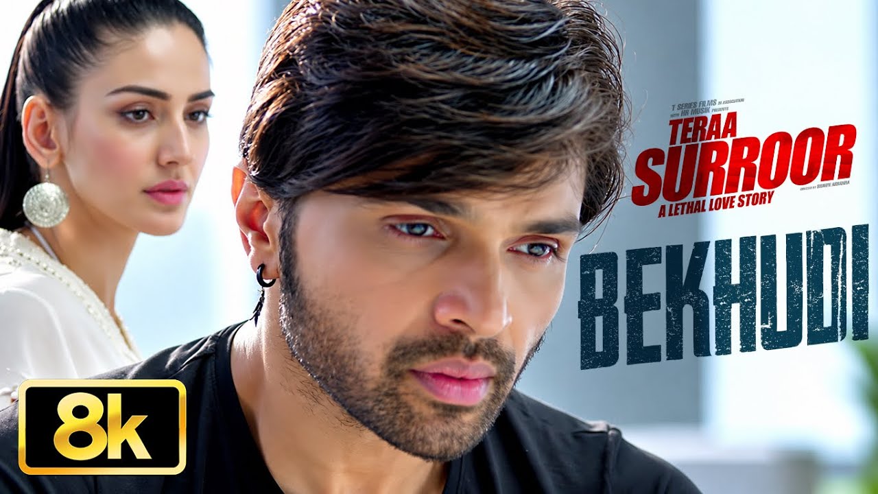 Bekhudi 8K Full Video Song | Teraa Surroor | Himesh Reshammiya | Darshan Raval | T-Series