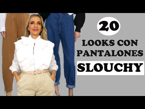 ¡ALERTA TENDENCIA! 20 looks con pantalones SLOUCHY