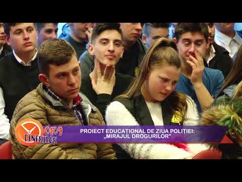 ORA TINERILOR- PROIECT EDUCAȚIONAL DE ZIUA POLIȚIEI MIRAJUL DROGURILOR