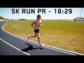 5K RUN PR | 18:29 At 194 Pounds